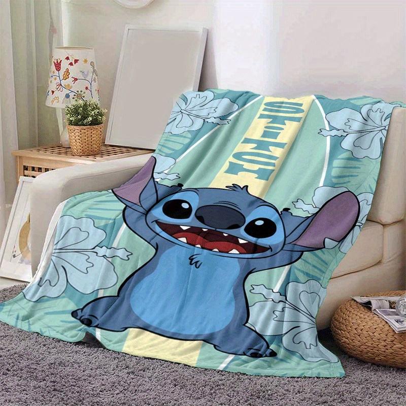 1pc Cute Stitch Printing Blanket - Soft, All-Season Throw for Living Room, Bedroom,Personalized Gift with Adorable Cartoon Design