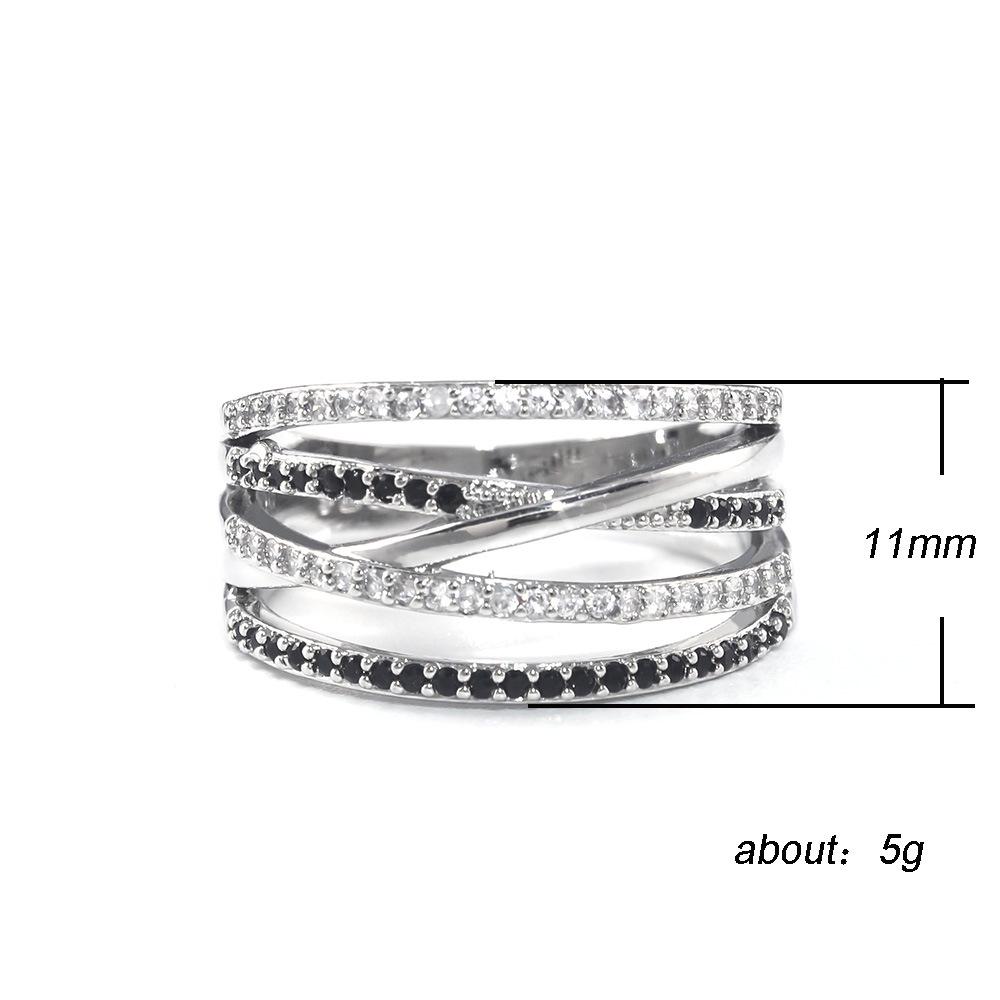 New Model - Simple Striped Wrapped Rope Knot Couple Ring Set - Unique Jewelry