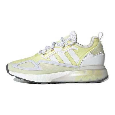 Tênis Feminino Zx 2K Boost Branco Tonalidade Amarela GX2711