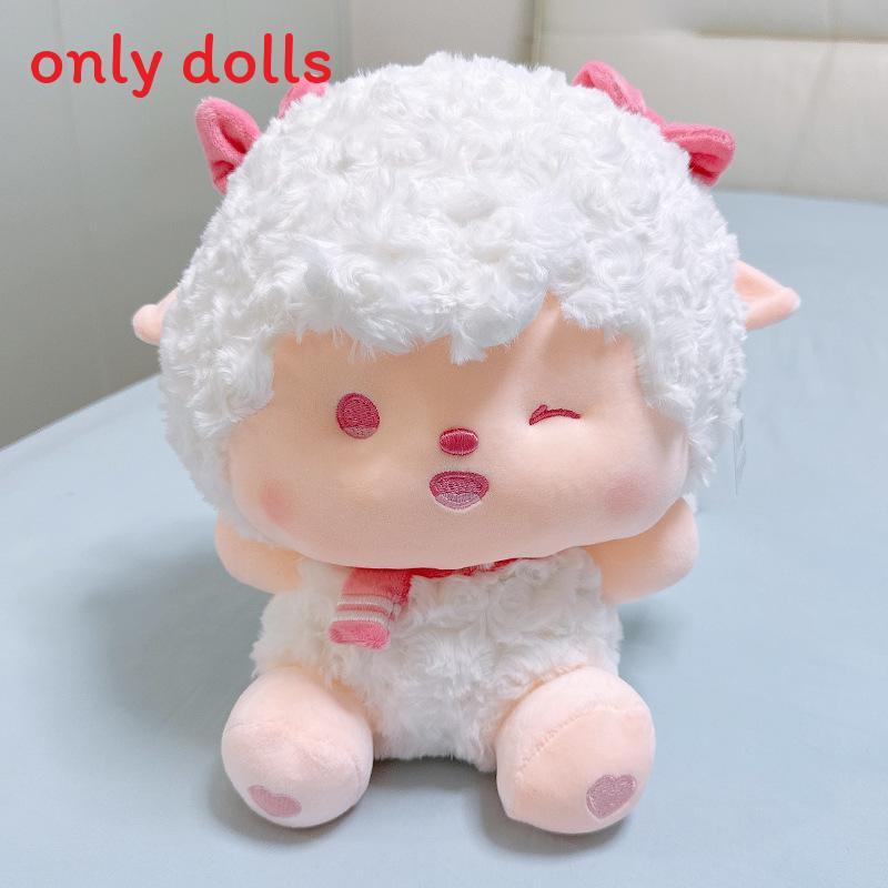 Pleasant Goat And Big Wolf Plush Toy With Soft Short Pile For Kids And Collectors