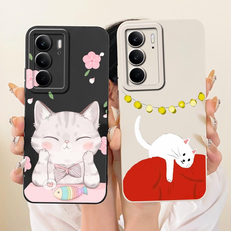 For Realme C75 4G Case Realme C75x Cute Cat Duck Cartoon Cover Soft TPU Phone Case For Realme C71 C 75 RealmeC75 X Fundas Bumper