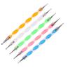 5 Acrylic Spiral Dotting Pens for Rock Painting & Nail Art - Double-Ended DIY Embossing Tools.