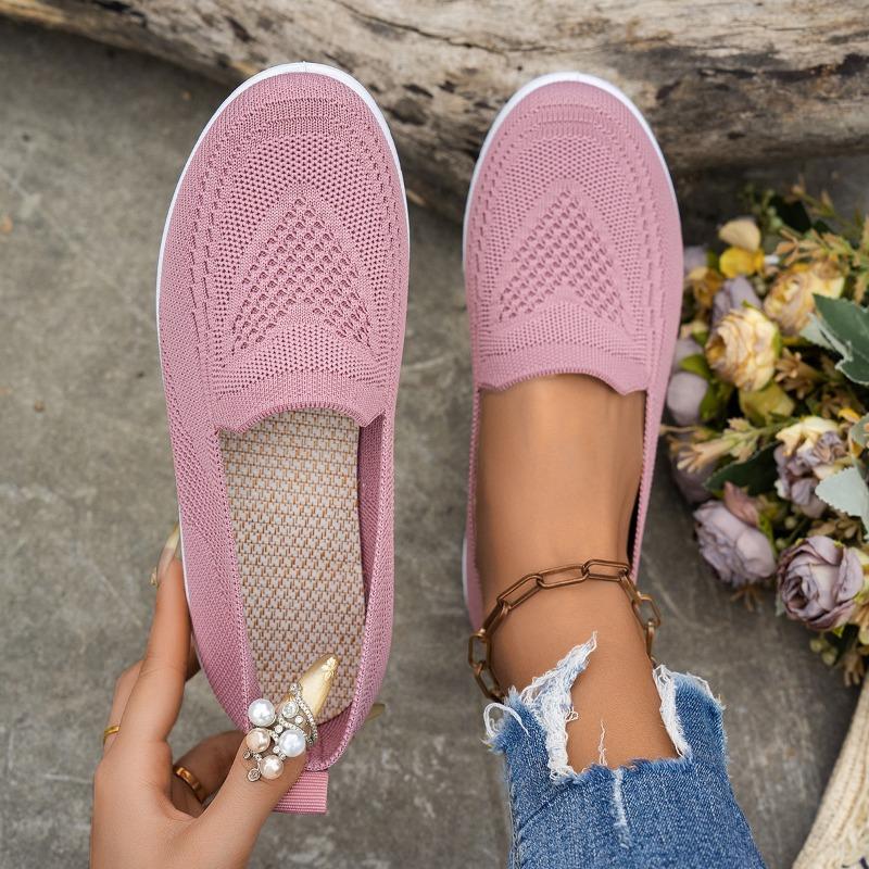 Summer New Mesh Women's Shoes Casual Fashion One-pedal Shoes Women's Mesh Breathable and Comfortable Women's Shoes