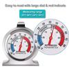 2/4Pcs Refrigerator Thermometer -30~30°C/-20~80°F, Classic Fridge Analog Thermometer Large Dial with Red Indicator Thermometer