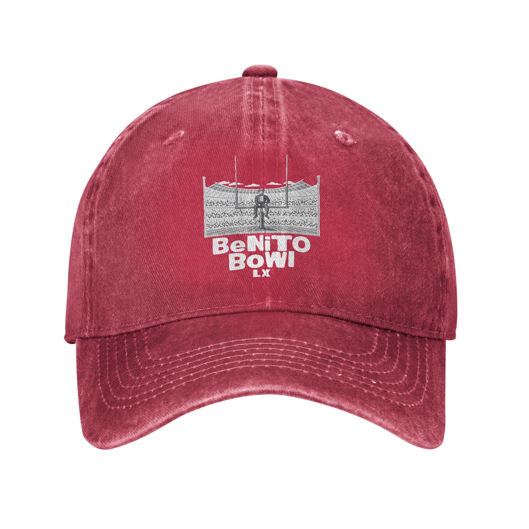 

Bad Bunny Puerto Rican Flag Benito Bowl Casual Baseball Cap Hip Hop Hats Summer Sun-Proof Couple Women Design Baseball Caps One Size
