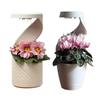 Cloud Watering Planter with Hidden Drainage Tray Self Watering Planter with Slow Drip Rain Effect Modern Desktop Flower Pot for Succulents Herbs Home