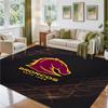 Brisbane Broncos Tasarımlı Kristal Kadife Halı Yatak Odası Girişi İçin Yumuşak Dekoratif Mat