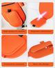 Magnetic Car Glasses Clip Sun Visor Sunglasses Holder Multifunctional PU Eyeglasses Hanger Portable Ticket Card Clip Auto Parts
