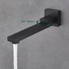 Practical 180 Degrees Rotating Bathtubs Faucet Wall Mounted Sturdy Stainless Steel Shower Spouts Systems Daily Use