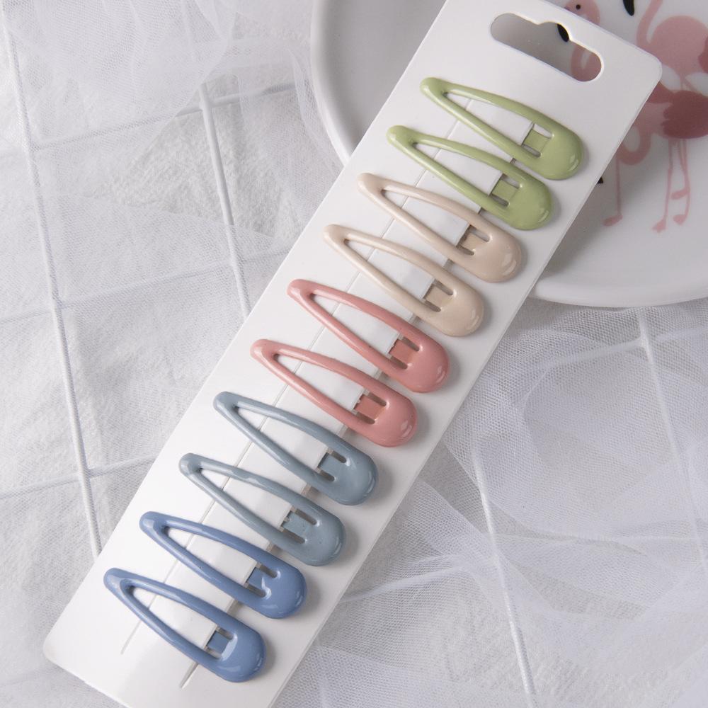 1Set Cute Candy Colors Dripping Hairpins BB Clip Girls Children Hair Clip Pin Barrette Accessories Women Kids Hairgrip Headdress