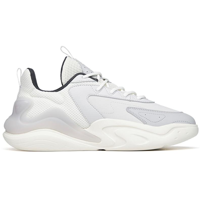 Anta Chao Worship 3.0 Low Top Sports Casual Shoes Men's Gray White Sneakers 112238840-7