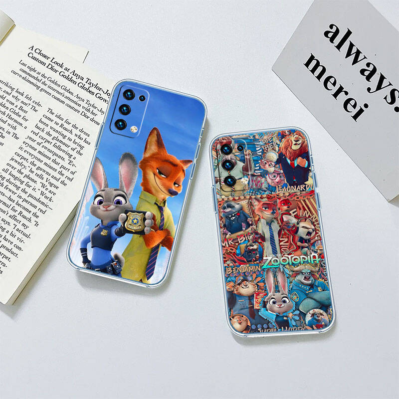 Coque de téléphone MH158 Zootopia pour Motorola G34 G32 G31 G14 G15 G84 G62 E32 G24 G72 G71 G73 G85 G200 G60 G52 G51 G50 G42 G41 G32 G30