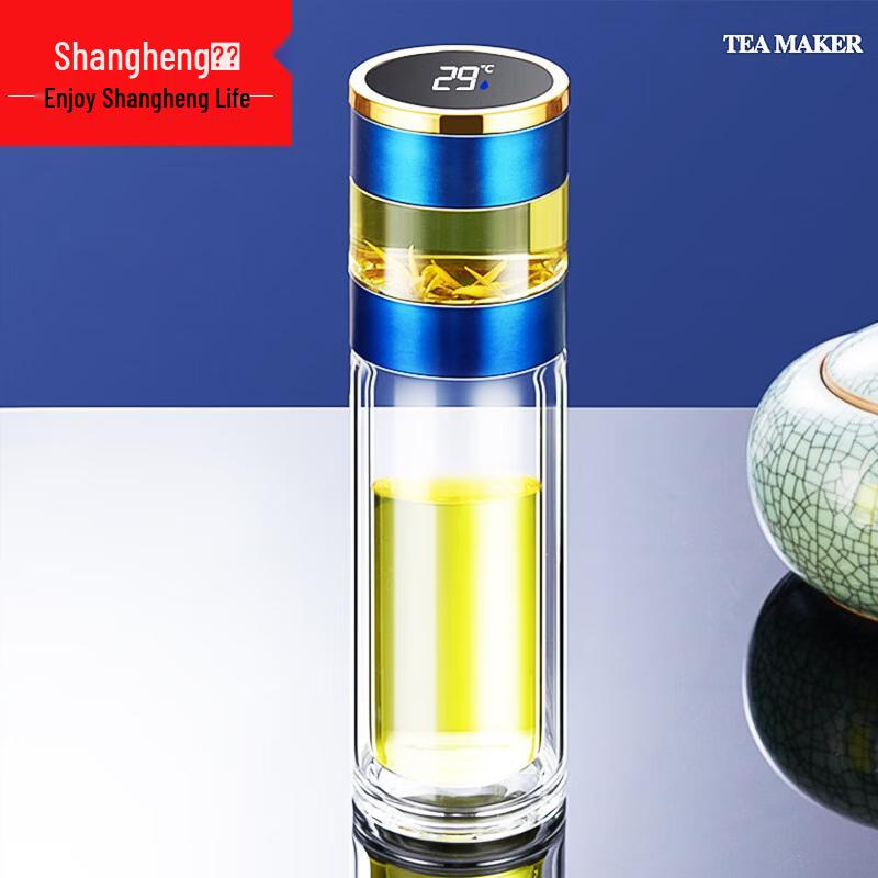 

Shangheng Smart Temperature Sensing Double-Layer Glass Cup