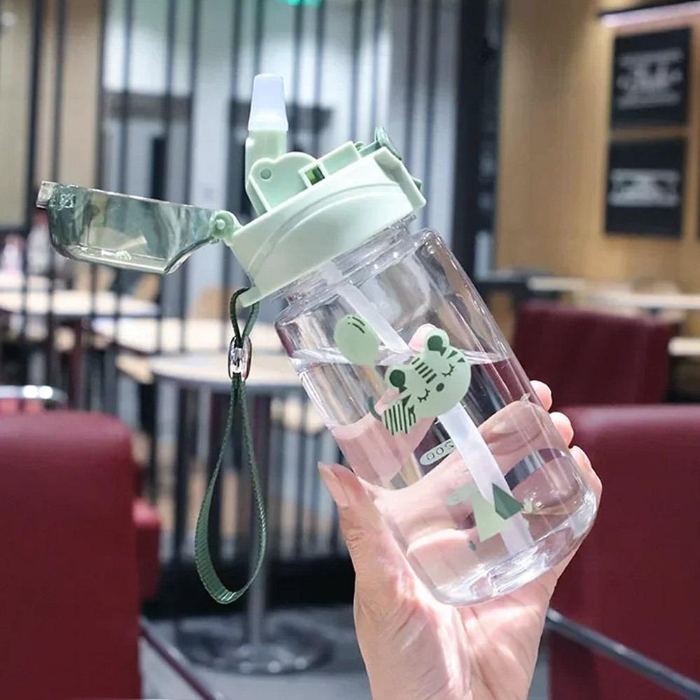 550 ML with Straw Baby Bottles Dual-Use Drinking Milk Bottle Sports Water Bottle  Children