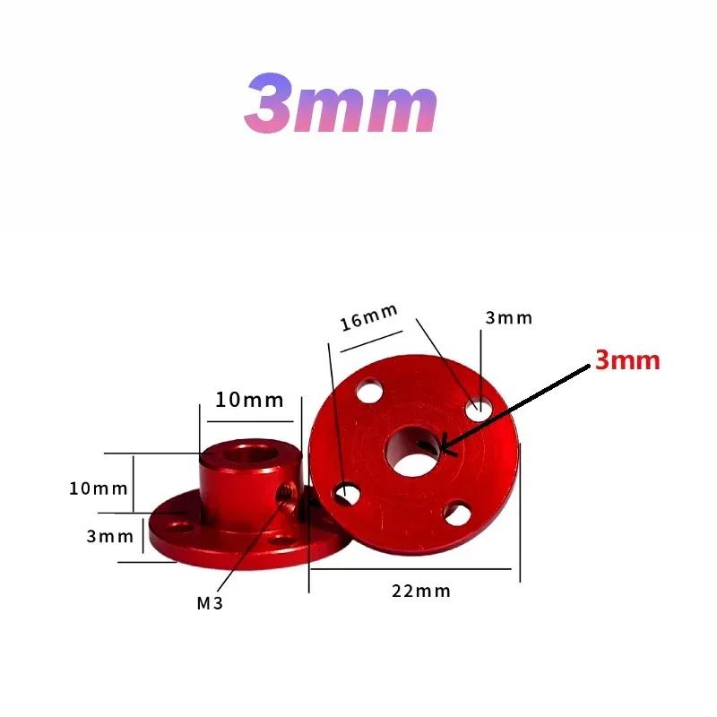 

2Pcs Aluminum Alloy Color Rigid Flange Coupling M3 M4 M5 M6 M8 Motor Guide Shaft Coupler Motor Connector#CWF DIY Purple