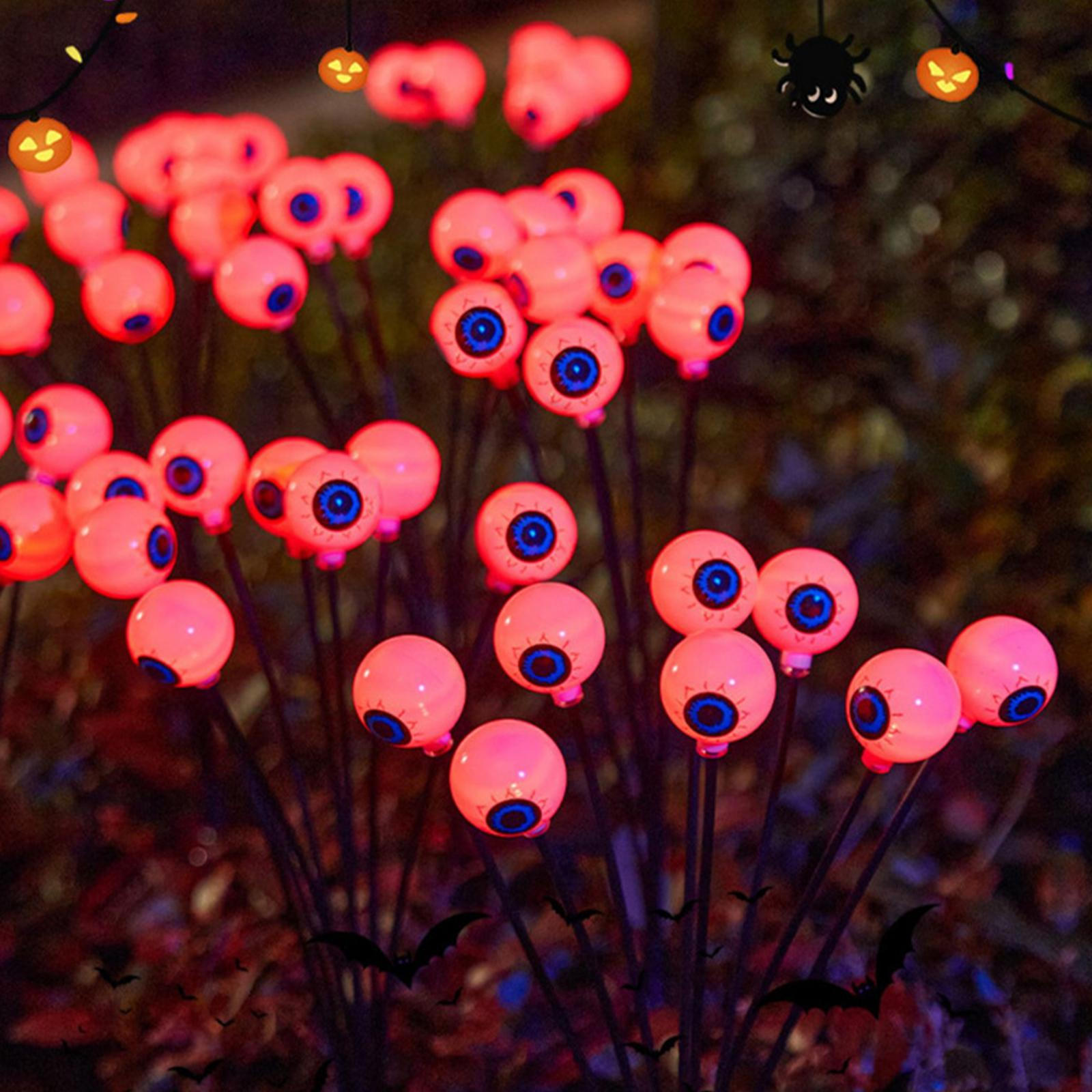 

Хэллоуин Глазные Огни Дорожка Ландшафтный Светильник Солнечный Питает Сад Водонепроницаемый Для 6 Lights Red