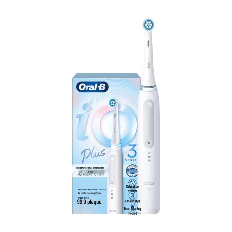 

Oral-B iO Series 3 Plus Electric Toothbrush, Extreme White
