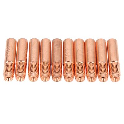 10 Pezzi Ugelli Conduttivi Rame MIG Saldatura Punte a Contatto Accessori di Ricambio 0.8mm