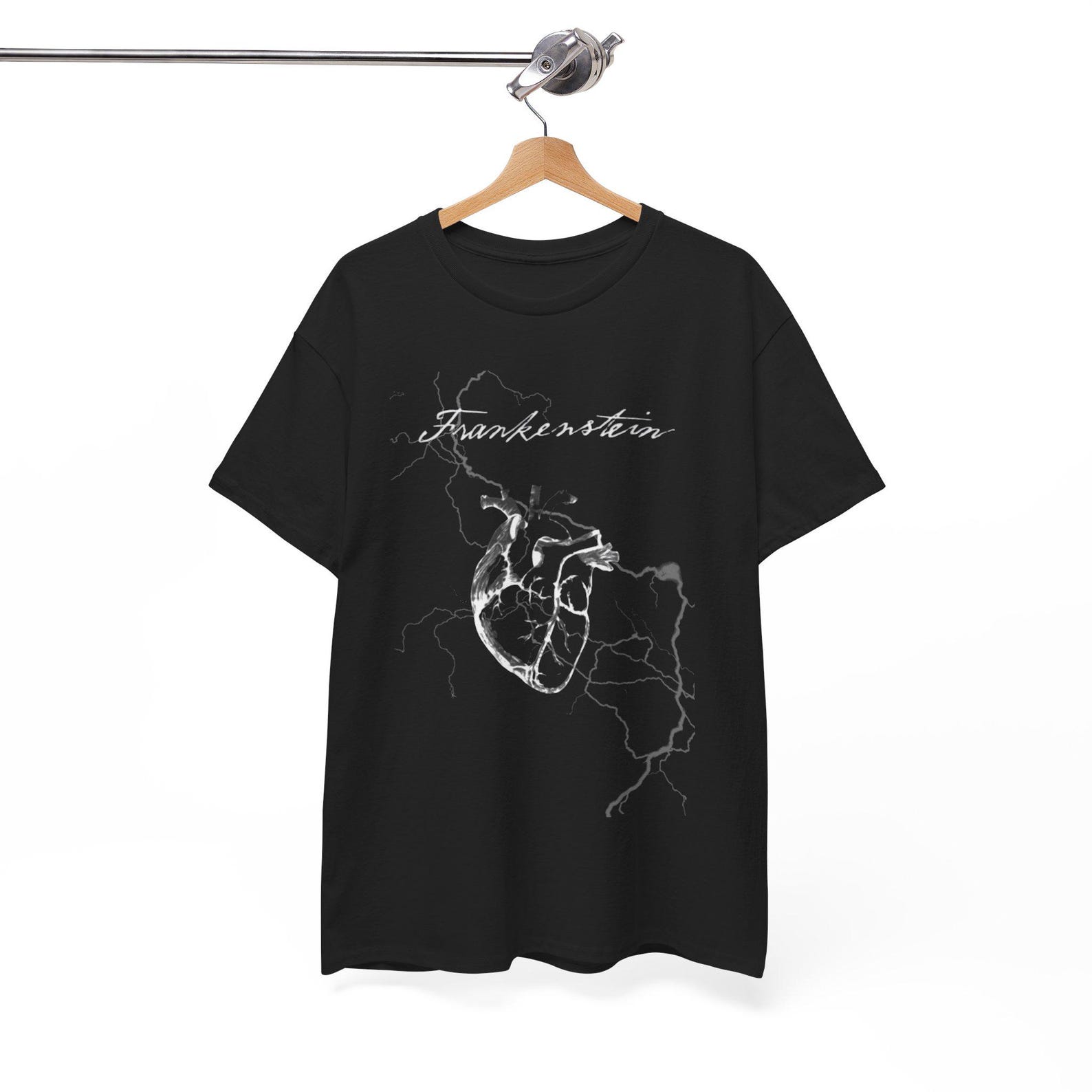 Frankenstein Tee simple | Lightning Bolt Gothic Horror Shirt S
