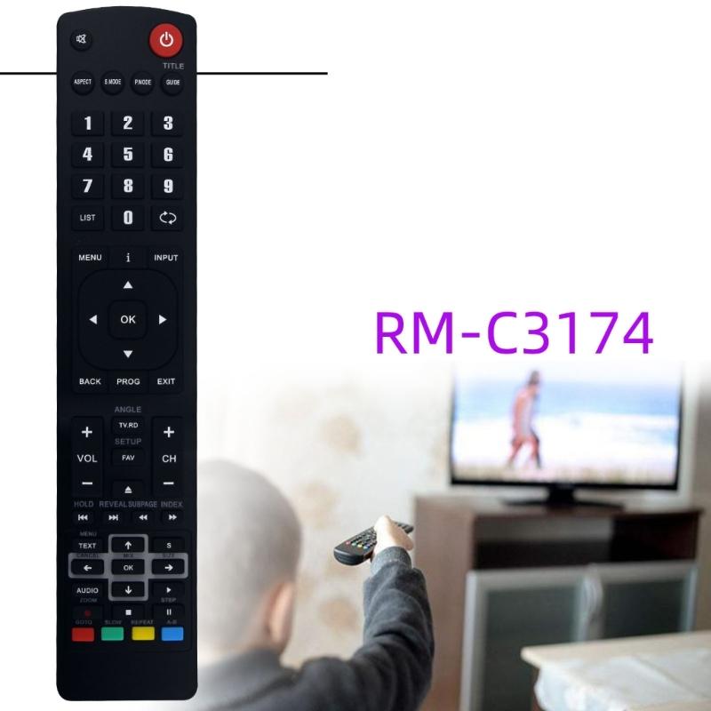 Repalcement TV Remote Control Easy Operation Quick Response Remote RM-C3174 for LT49C550 LT-50C550 LT-48C540 LT-48C570