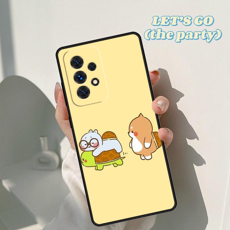 Cute Cartoon Turtle phone case For Samsung Galaxy A42 A31 A40 A51 A71 A32 A80 A91 A52 A72 A73 A20e A21S A50 A70 A11 A12 Cover