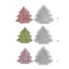 Reusable Silicone Mold Christmas Tree Shaped Candle Mould Creative Aromatherapy Making Mold Festive Decoration Supplies
