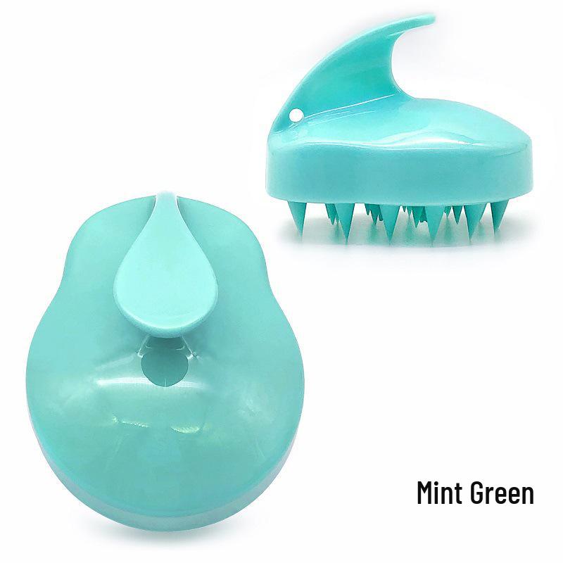 Smooth Silicone Anti-itch Scalp Massager Hair Therapy Shampoo Brush