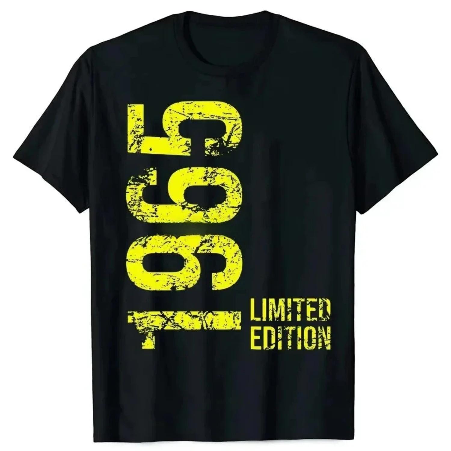 

Legend 60th Birthday Gift Tshirt Born 1965 Cotton Printed Short Sleeve High Quality Deluxe Comfortable and Breathable XXXXXL чорний