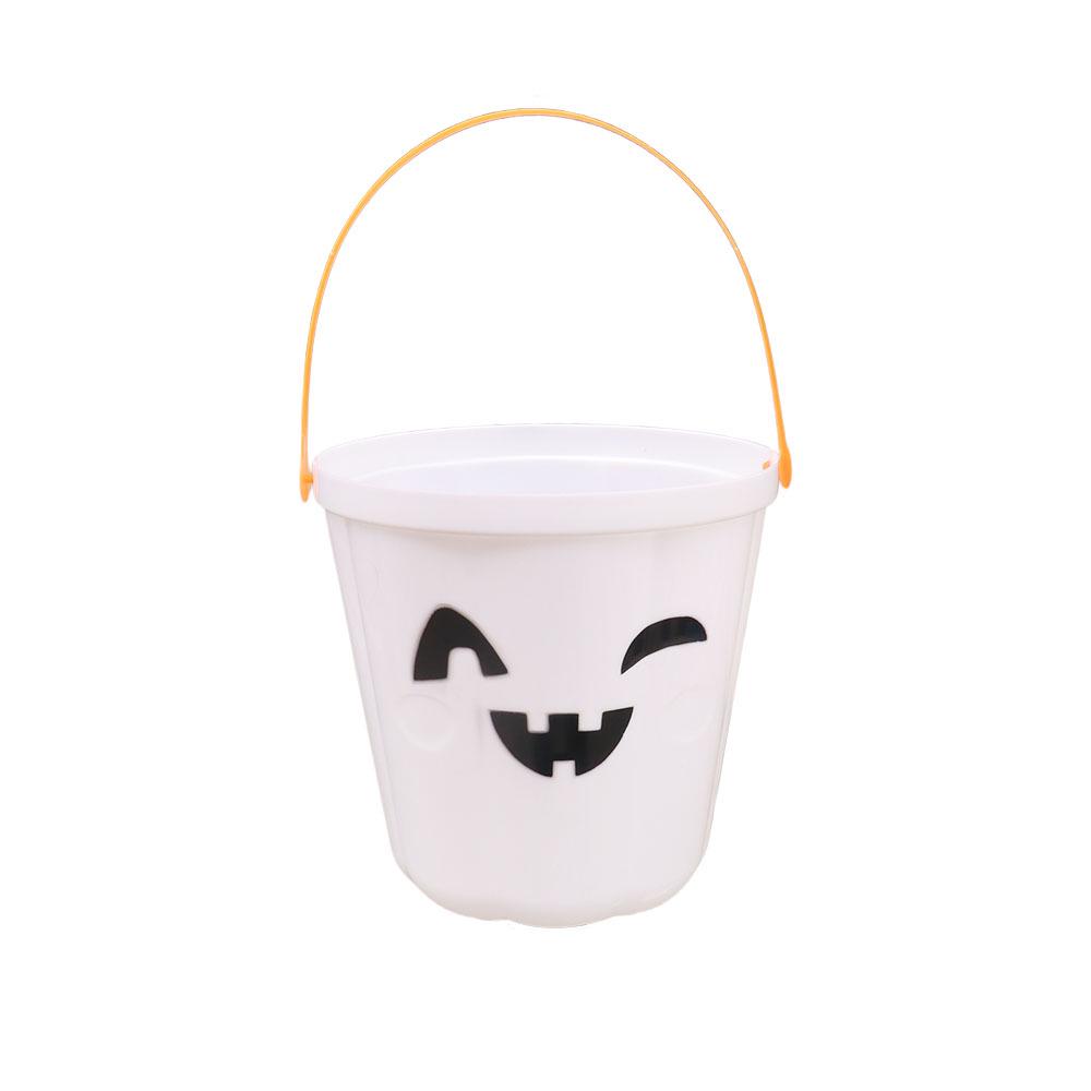 Handheld Pumpkin Lantern with Sound Control – Colorful Halloween Candy Bucket in Various Sizes