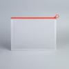 Custom Logo Transparent A4 Zipper Bag - Cartoon Pencil Case, Student Stationery, Waterproof PP Office File Holder