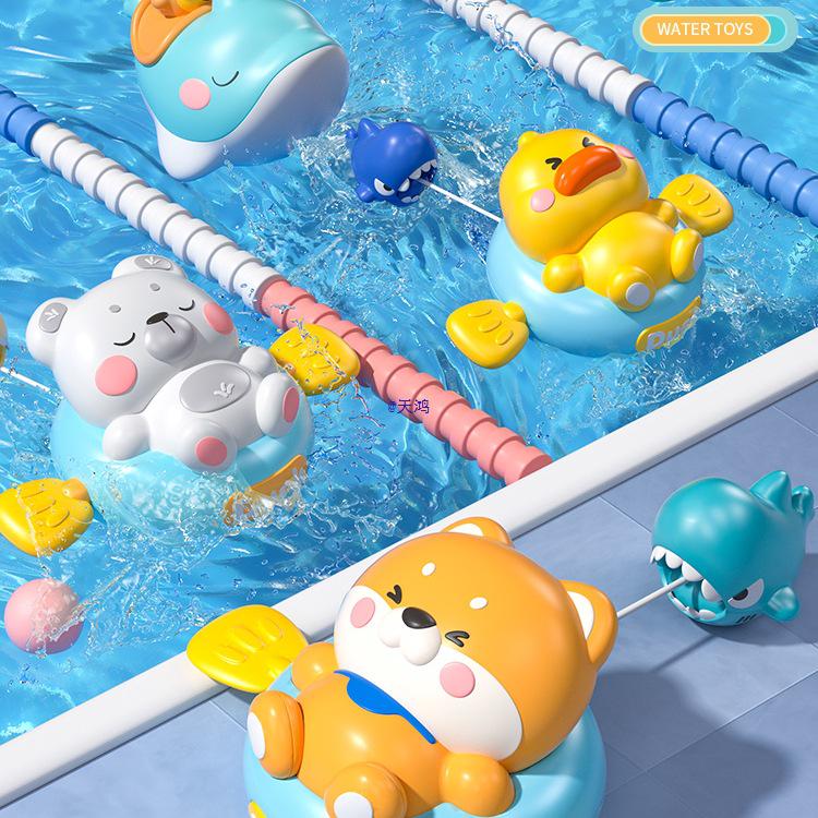 Little Yellow Duck Bath Toys for Kids - Water Play Shower Fun for Boys and Girls
