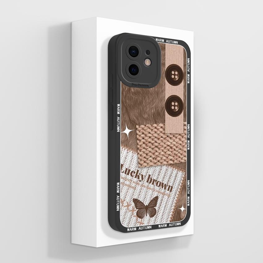 עבור אייפון 12 11 XR 6 7 8 פלוס מיני פרו מקס תיקי טלפון דפוס ארנבת קטיפה חמודה הגנה עמידה לאבק מסיליקון נוזלי כיסוי אחורי רך עבור כיסוי לאייפון