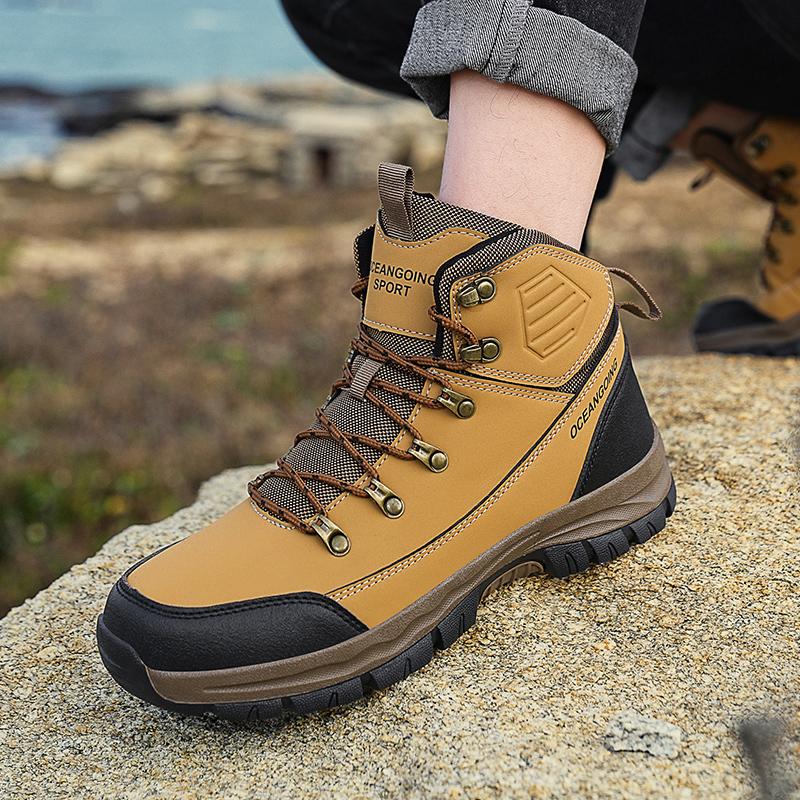 Boots Male Hiking Shoes Men Mountain Boots Men Casual Shoes Men Sneakers Comfortable Boots Male