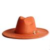 Classic Camel Suede Hat Wide Brim  New Fedora Hat Men Women Autumn Winter Felt Hats Classic Church Fedoras Chapeau Sombrer