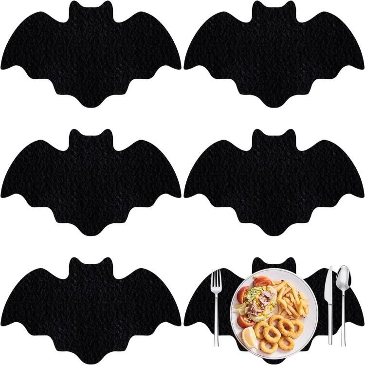 Halloween Bat Placemat Bat Non-Slip Heat-Resistant Table Mat