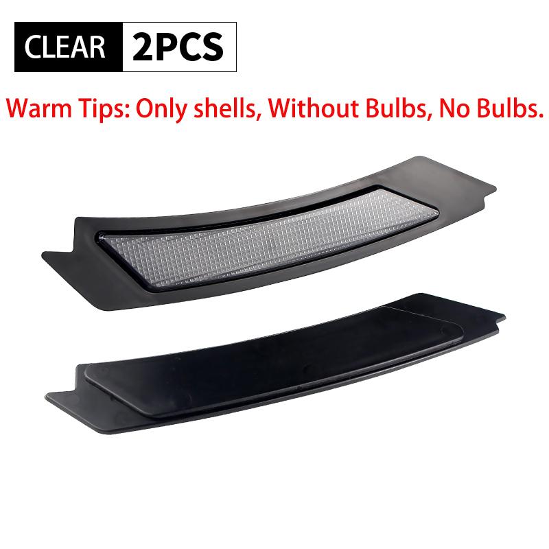 2PC Side Fender Marker Light Housing Cover For BMW E90/E91 LCI 3 Series 4 Door Sedan/ 5 Door Wagon Does NOT fit M3 Models 09-11