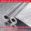 Kitchen Aluminum Foil Wallpaper Oil-Proof Waterproof Fireproof Wall Sticker High-Temperature Resistant Anti-Fouling StoveSticker