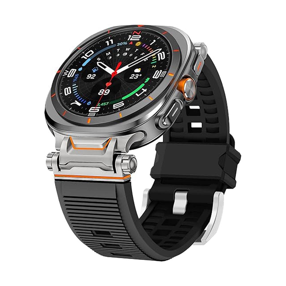Silicone Band for Samsung Galaxy Watch Ultra 2025 Sports Bracelet Correa for SAMSUNG GALAXY ULTRA 47mm Stainless Steel Watchband