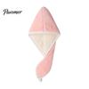 Bathroom Essentials for Hair Reversible Towel Wrap, Microfiber Turban with Button, Quick Dry, Thickened Drying Hat Absorbent Anti-frizz Women