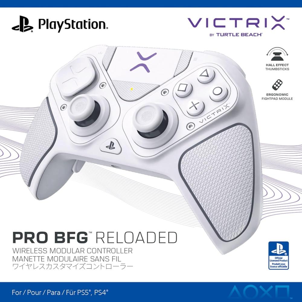 Turtle Beach Pro Bfg Reloaded Weiß Kabelloser Controller Ps5  Ps4  Pc Kompatibel