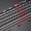 1Meter Stainless Steel Chain for Necklace Jewelry Making DIY Rolo Cable Link Curb Chains Thick Chain Man Bracelet Accessories