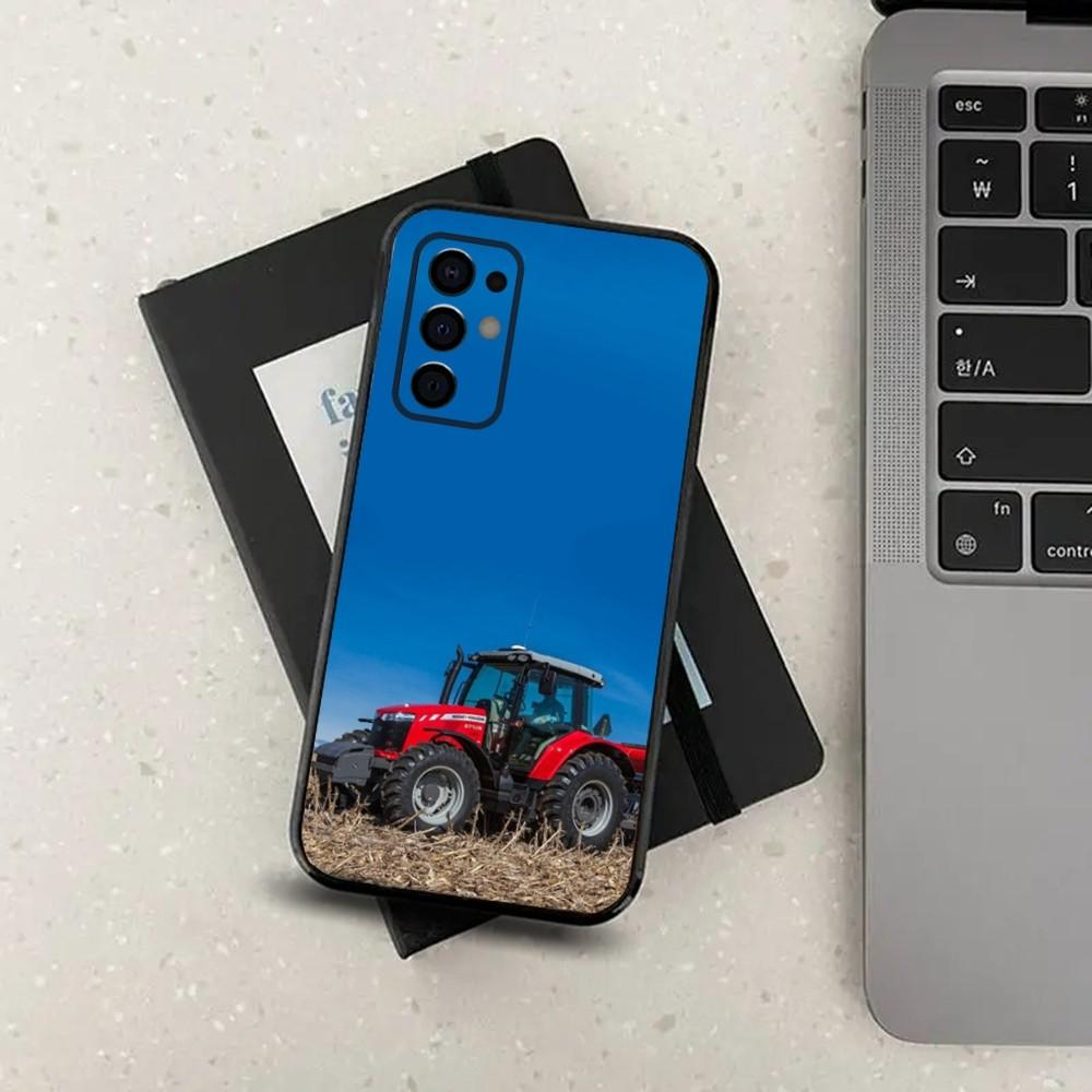 Tractor Farm Phone Case For Samsung Galaxy A13,A21s,A22,A31,A32,A52,A53,A71,A80,A91 M-Massey F-Ferguson Soft Black Cover