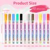 12/24 Pcs Nail Art Pens 12 Colors DIY Nail Art Markers Professional Nail Polish Pen Set Abstract Line Manicure Tools for Women