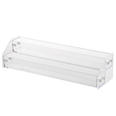 Sturdy and Stable Acrylic Nail Polish Rack Two Layer Perfume Organizer  For Makeup Salons