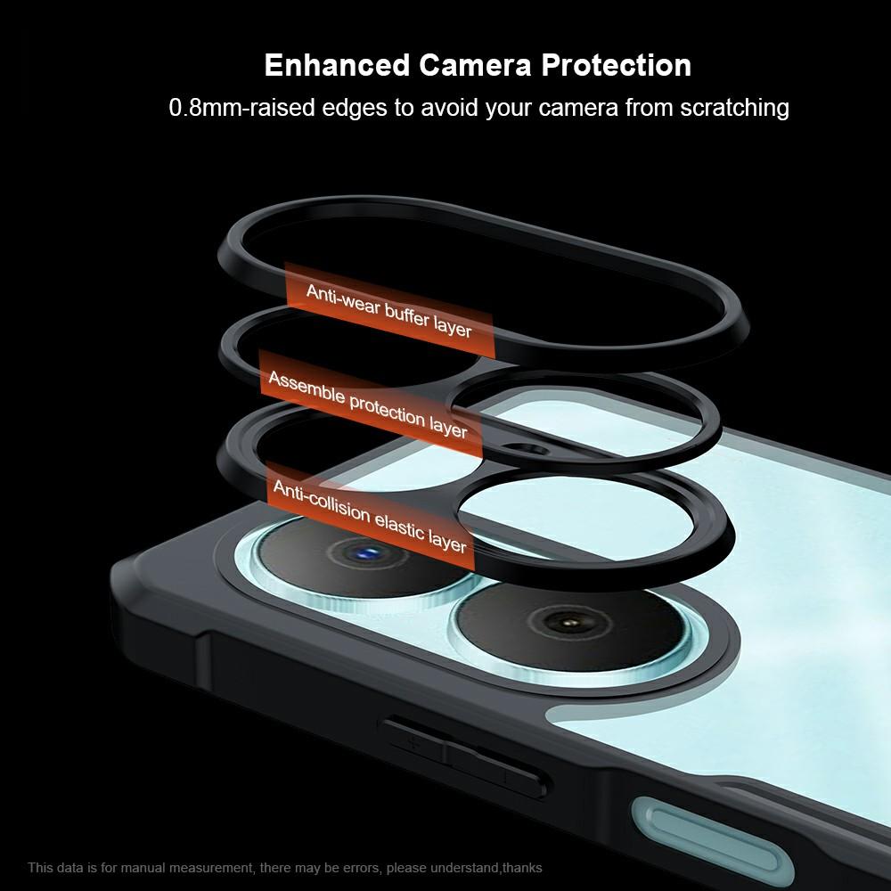 XUNDD For Huawei Nova Y73 4G Case Dropproof TPU+Acrylic Clear Back Phone Cover