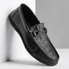 Neue Doudou Schuhe Herren Business Casual Lederschuhe Weiche Sohle Atmungsaktiv Britische Fahrschuhe Krokodilmuster Schuhe Herren