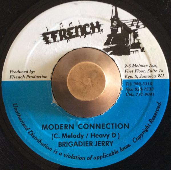 7inch Record HEAVY D, COURTNEY MELODY, BRIGADEER - Modern Connection NONE FFRENCH Jamaica Reggae, Ska & Dub Used