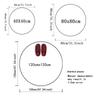 Mother's Day Circular Carpet Bedroom Decor Carpet Living Room Balcony Non-slip Mats Floormats Cartoon Bedside Area Carpets Rugs