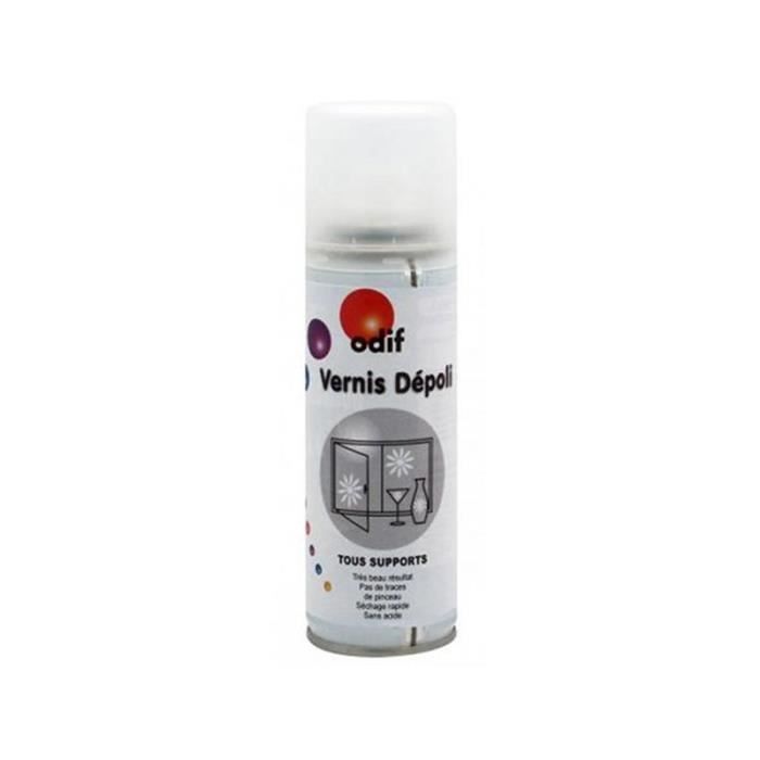 Frosted Effect Varnish - Odif - White - 125 Ml - Spray - For All Surfaces
