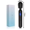 Waterproof Silicone Multi-Functional Massage Stick with LCD Display 10 Frequencies 4 Speeds Vibrator for Women Sexy Toy